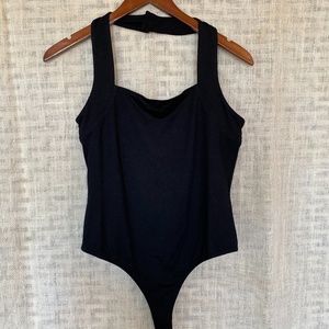 Paige Black Halter Bodysuit